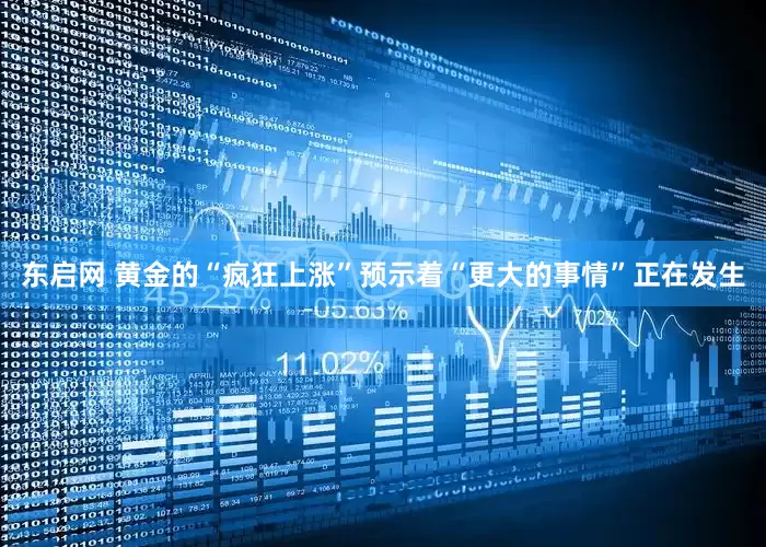 东启网 黄金的“疯狂上涨”预示着“更大的事情”正在发生